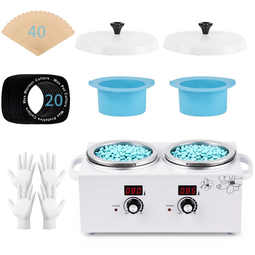 Doppel Wachswärmer mit temperaturanzeige, iklestar Professionelles digitale Wax Maschine