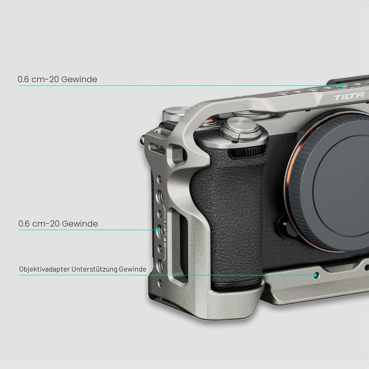 Tilta a7C II / a7C R Käfig, kompletter Kamerakäfig, kompatibel mit Sony a7C II/a7C R mit HDMI-Kabelk
