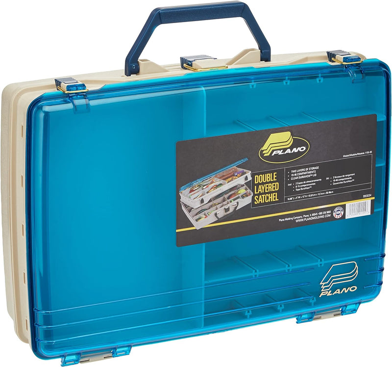 Plano 2-stufige Ranzen-Tackle-Box, Premium-Aufbewahrungsbox. Einheitsgrösse, Einheitsgrösse