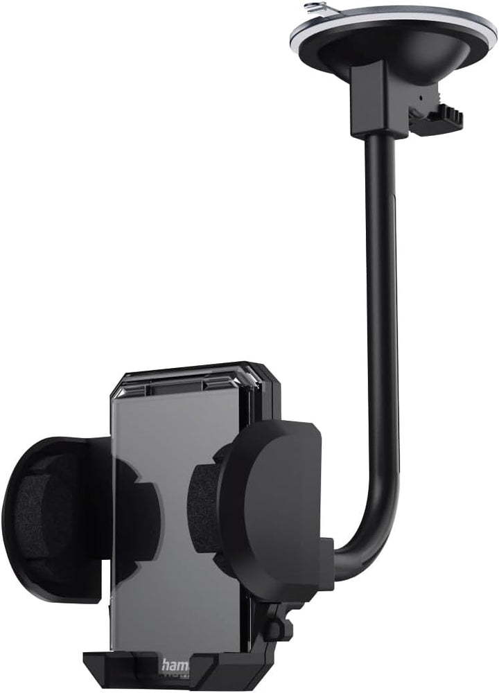Hama Handyhalterung Auto, für Lüftung und Scheibe, universal bis 11cm Breite (Hochformat, Querformat