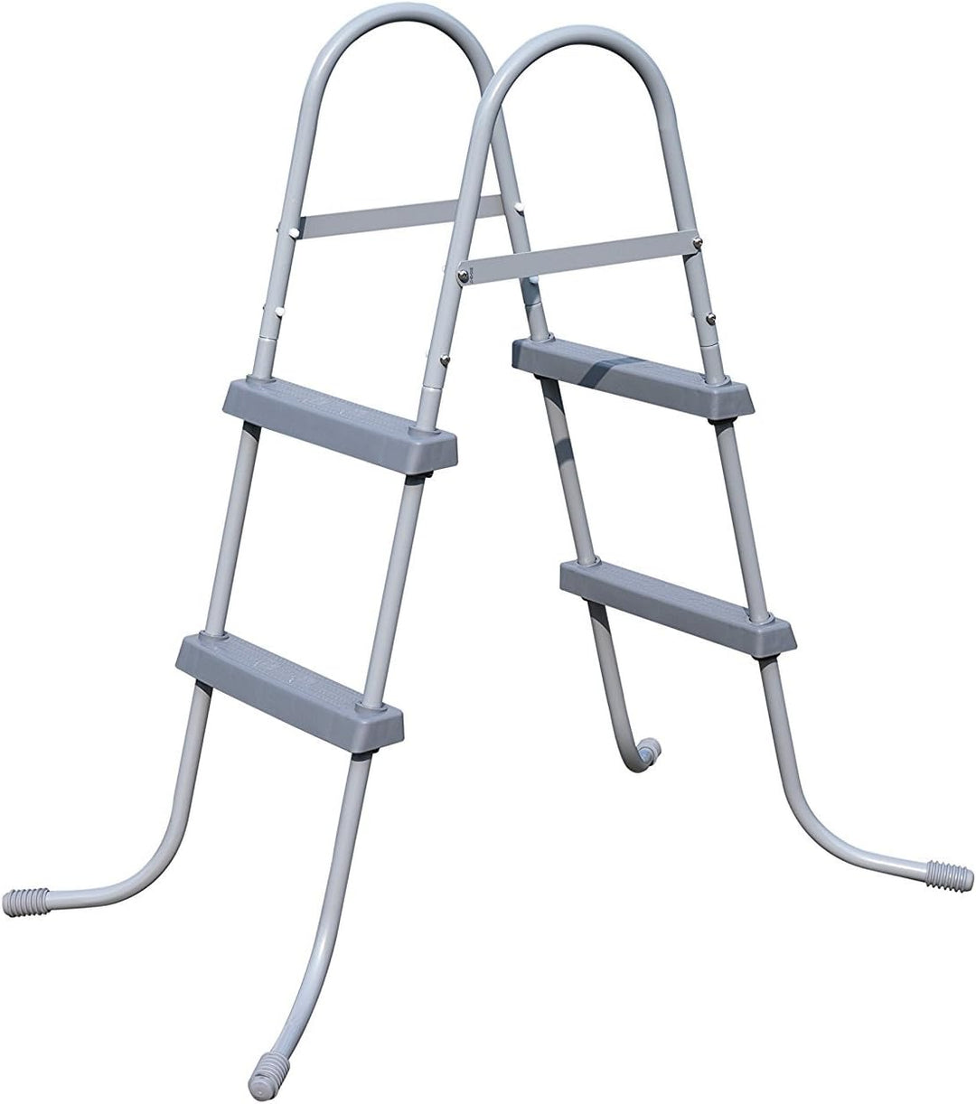 Bestway Poolleiter Pool Leiter Sicherheitsleiter 2 Stufen 76 bis 84cm Ultra-Frame Quick-Up Poolzubeh