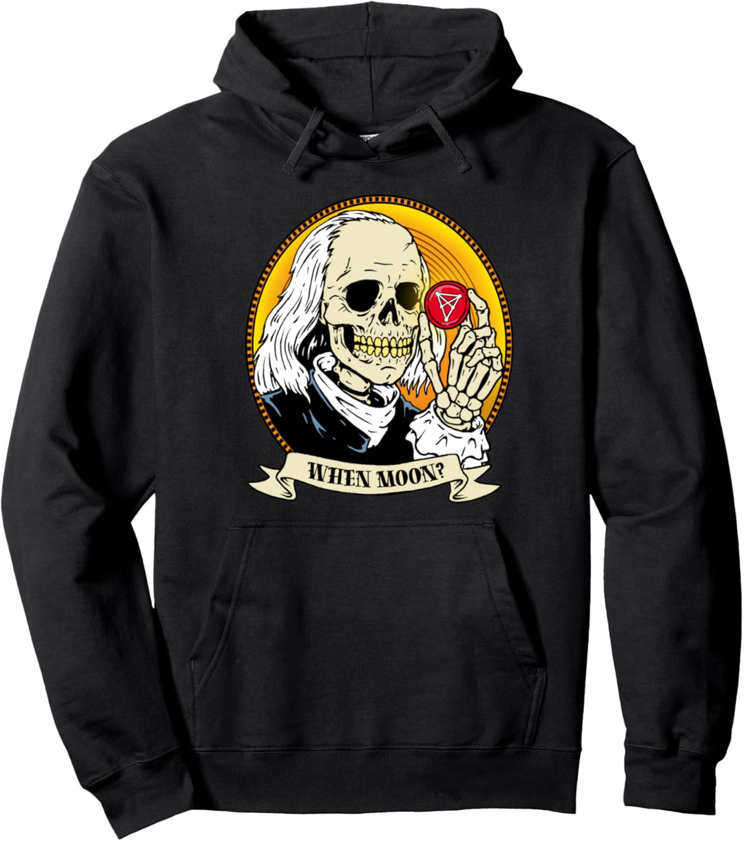 Lustiges Chiliz-Logo When Moon Halloween Hodl Crypto Währung Pullover Hoodie