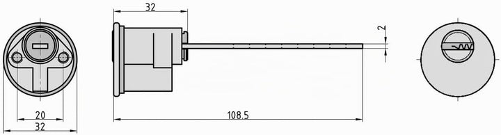 BASI | V55 Schliesszylinder | gleichschliessend und frei kombinierbar | Viele Längen verfügbar | Wen