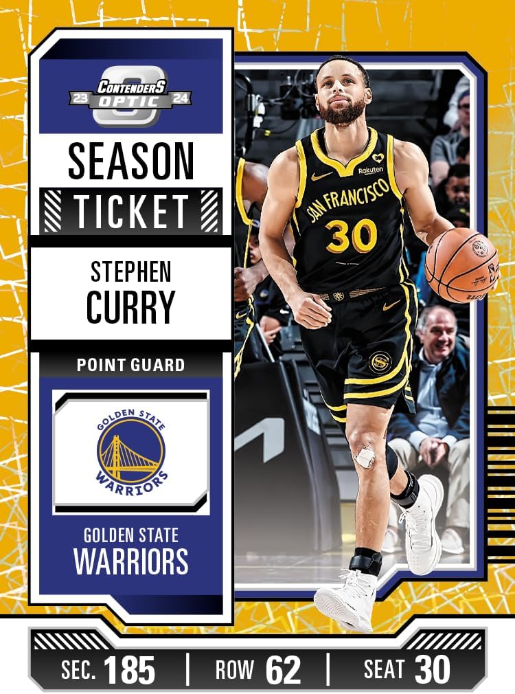 2023-24 Panini Contenders Optic NBA-Sammelkartenbox (Hobby) (1 Autogramm)