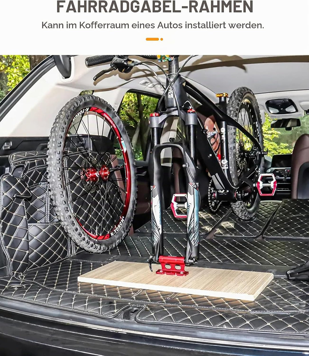 Flaconi Fhrrad Gabelhalterung,Fahrradgabelhalterung Fahrradblock,Fahrrad Gabelhalterung mit Schnells