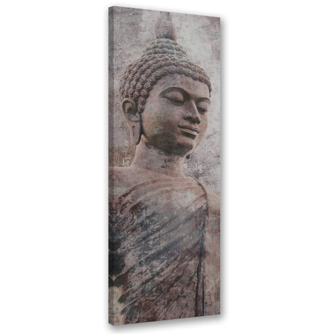 Feeby Bilder Buddha 30x90 cm 1 Teilig Wohnzimmer Schlafzimmer Büro Flur Küche Wandbilder Leinwandbil