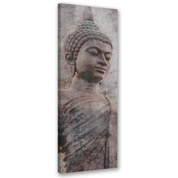 Feeby Bilder Buddha 30x90 cm 1 Teilig Wohnzimmer Schlafzimmer Büro Flur Küche Wandbilder Leinwandbil