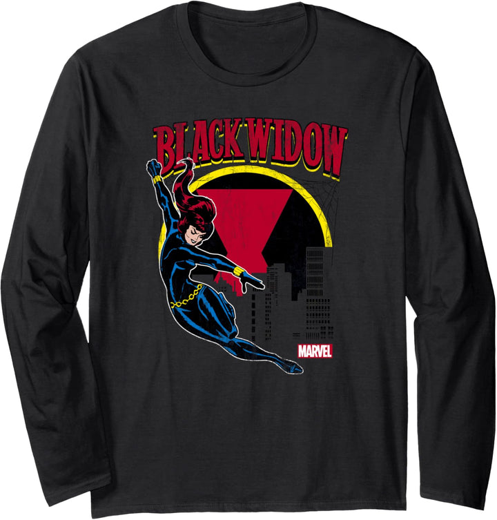Marvel Black Widow Web Slinger Langarmshirt