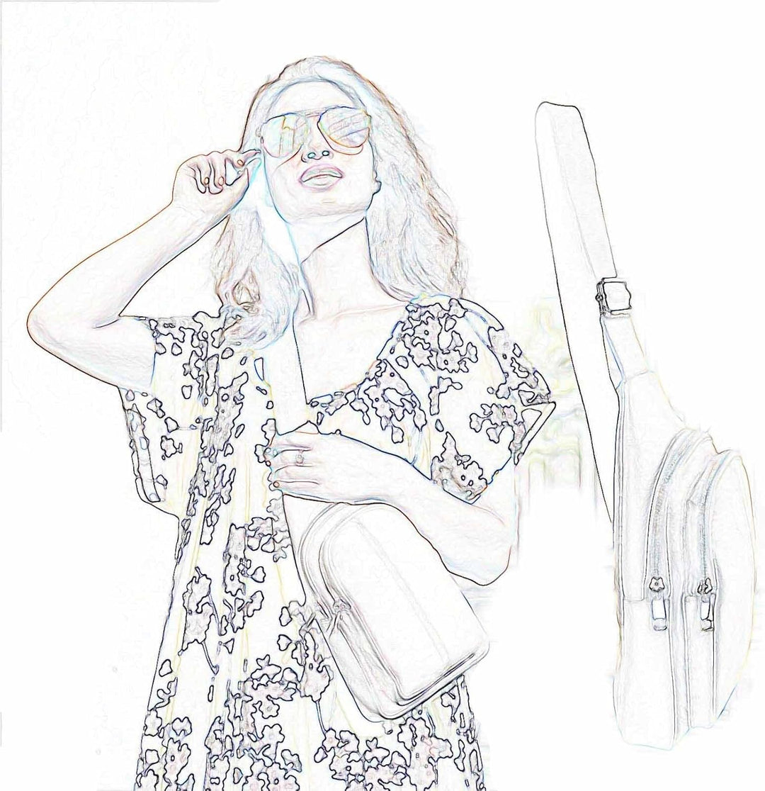 OBC Made IN Italy Leder Tasche Crossbody Bodybag Sling Rucksack Crossover Schultertasche Brusttasche