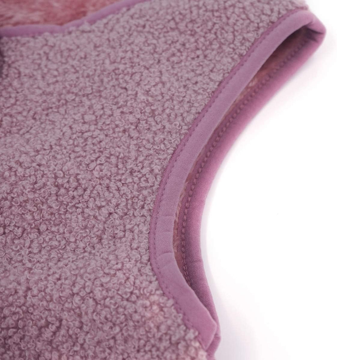 Happy Cherry Jungen Mädchen Fleece-Weste Flauschig Atmungsaktive Outdoor 100 Viloet, 100 Viloet