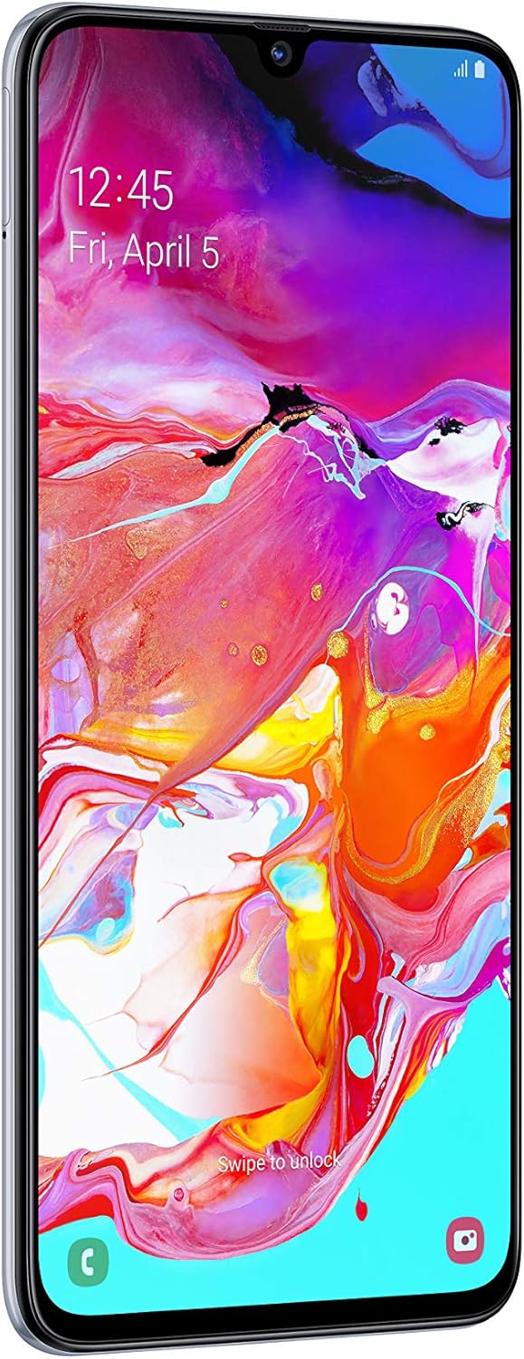 Samsung Galaxy A70 - Smartphone (17.0cm (6,7 Zoll) 128GB interner Speicher, 6GB RAM, Dual Sim, Weiss