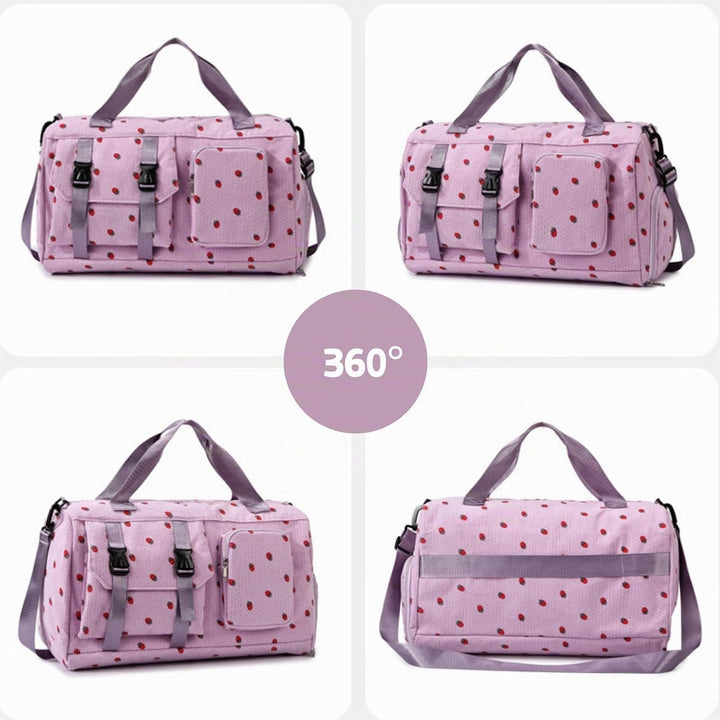 Sporttasche Kinder Mädchen Reisetasche Jungen Damen mit Schuhfach Reisetaschen Weekender Travel Bag