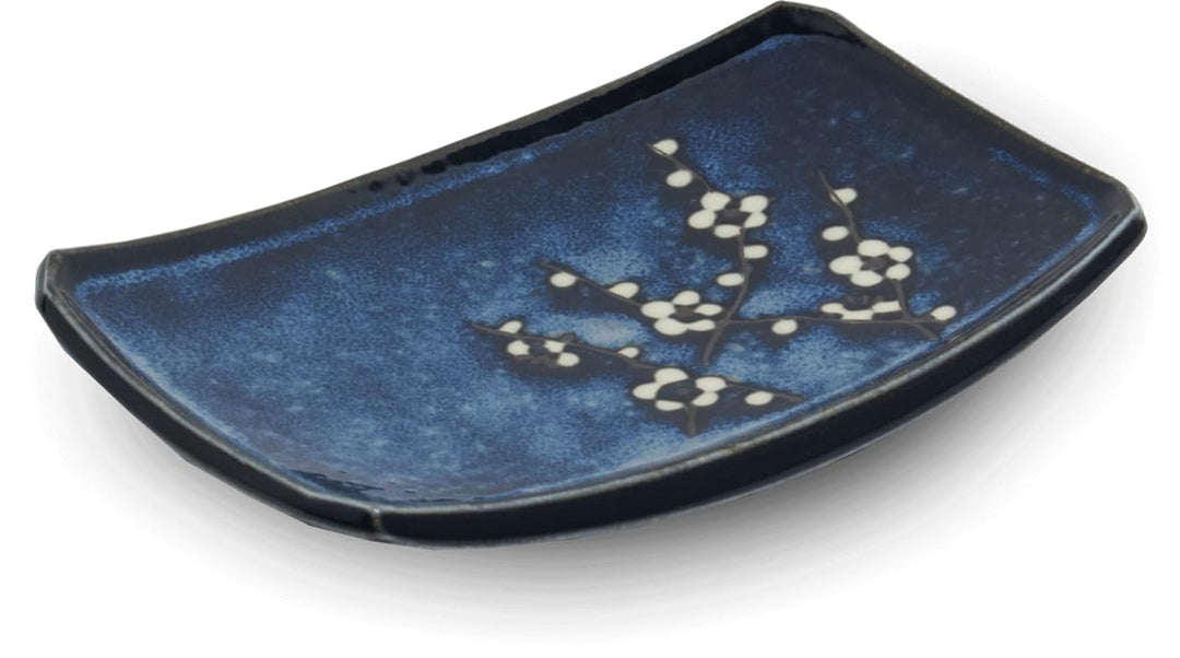 EDO JAPAN - HANA BLAU - SUSHI-BORD 22X15CM|H3.5CM