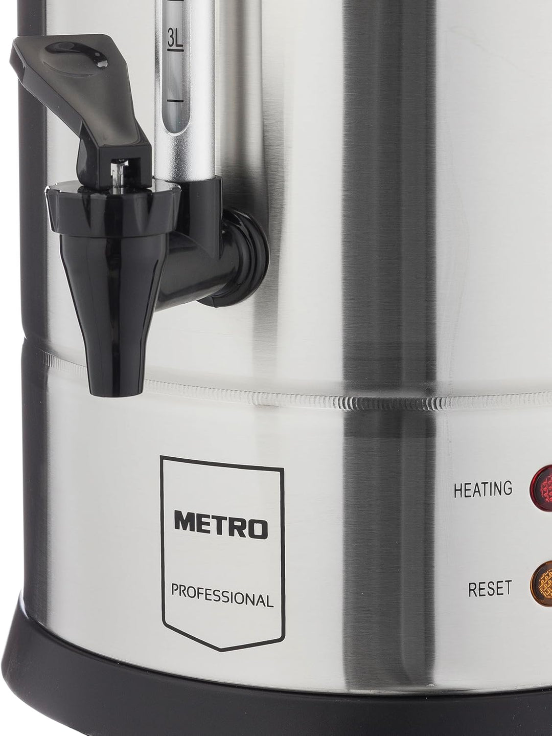 METRO Professional Wasserkocher GWB1010, auch für Glühwein, Glühweinspender, 10 Liter, 65 Tassen, 13