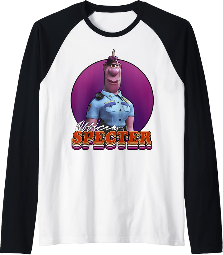 Disney Pixar Onward Officer Specter Portrait Raglan