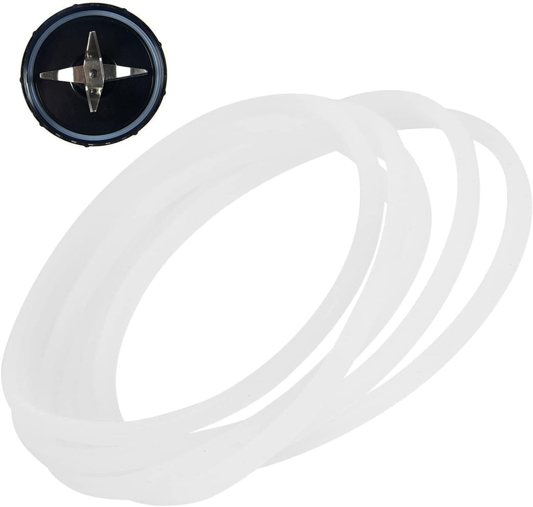 6 Stück Siegelring, Mixer Ersatzteile Neue Ersatzdichtungen Gummidichtring Weisser O-Ring Flexible T
