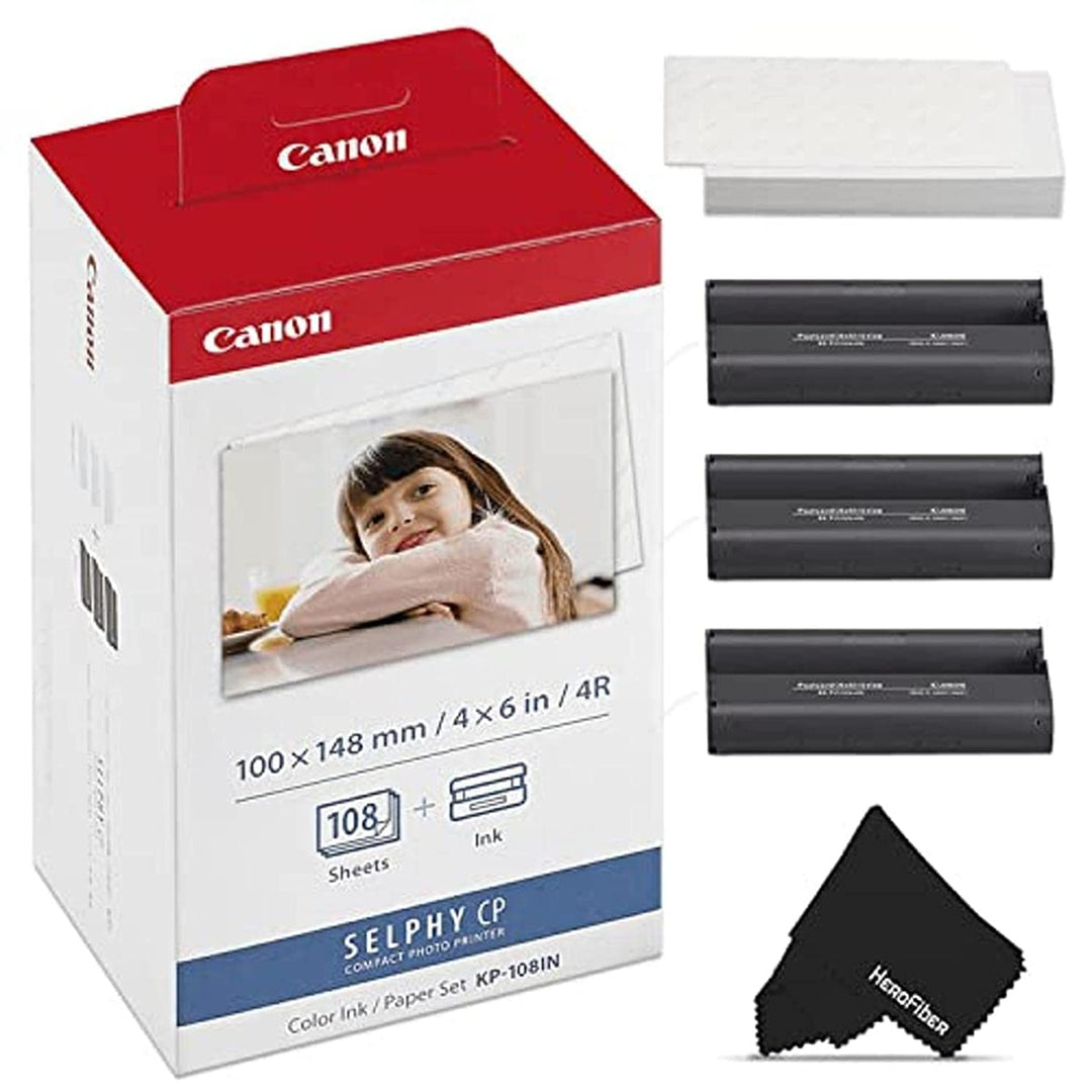 Canon 3115B001(AA) Druckerkartusche und Papier (100 x 148mm für Selphy CP Fotodrucker-Serie) Single,