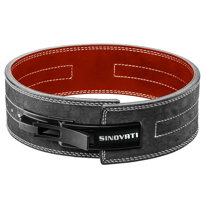 SINOVATI Premium Gewichthebergürtel KDK Gürtel aus Rindsleder mit Schnalle, Weightlifting Lever Belt