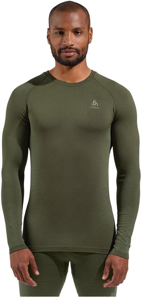 Odlo Herren Funktionsunterwäsche Langarm Shirt PERFORMANCE WARM ECO, deep depths, S