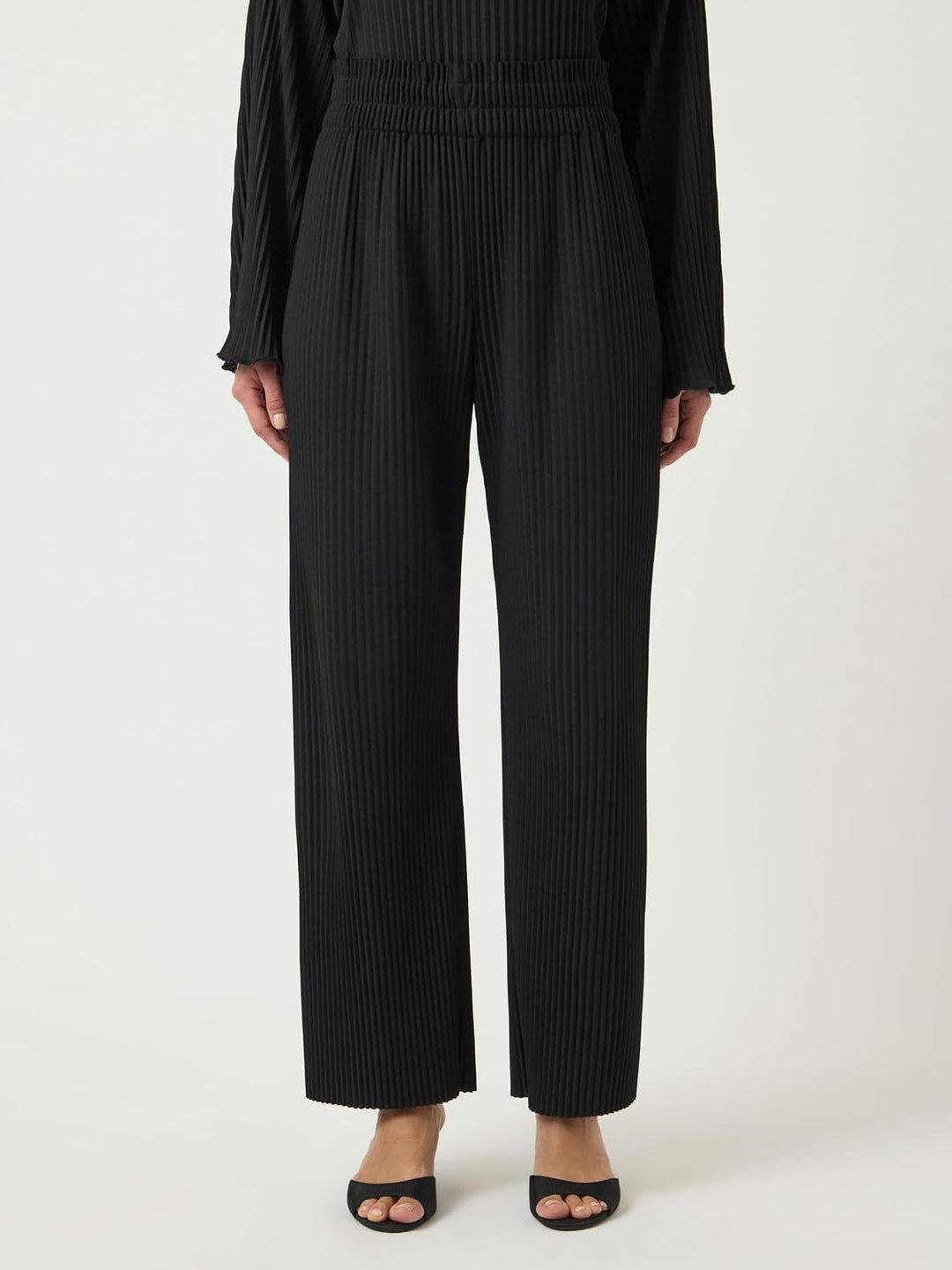 YAS Women's Yasalisa Hw Pant S. Noos Trousers S Schwarz, S Schwarz