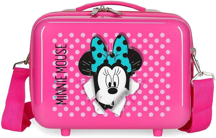 Disney Minnie Sunny Day Anpassungsfähiger Schönheitsfall Rosa 29x21x15 cms ABS Neceser Sunny Neceser