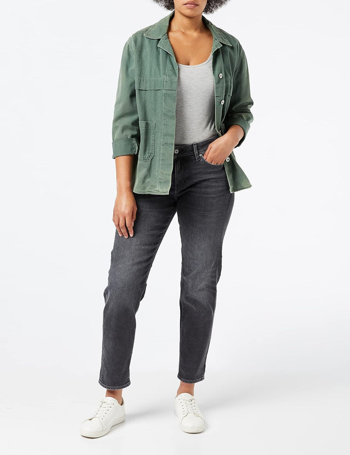 G-STAR RAW Damen Kate Boyfriend Jeans 23W / 28L Grau (Vintage Basalt D15264-c293-b168), 23W / 28L Gr