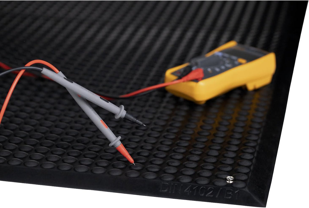 miltex 17061 Bodenmatte Yoga Ergonomie, ESD B1 Ausführung inklusive Ableitkabel, antistatisch und sc