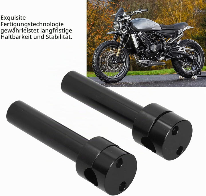 KIMISS 25mm Lenker Riser Clamps, Motorrad Aluminiumlegierung Lenker Riser Riser Mount Clamp Adapter