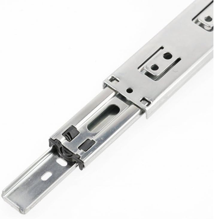 GTV H45 Schubladenschienen - 45.3 x 500 mm-Starken Verzinkt Stahl - Soft-Close Schienensystem - Tele
