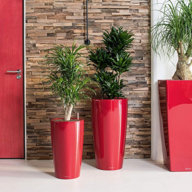 LECHUZA RONDO Premium 40 anthrazit metallic 15743 40x40x75 cm Anthrazit Metallic, 40x40x75 cm Anthra