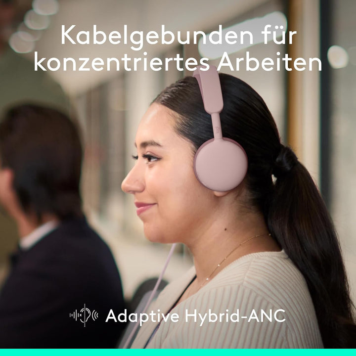Logitech Zone Wireless 2 ES for Business – Kabelloses Headset mit Geräuschunterdrückung und Adaptive