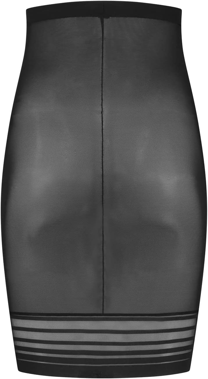 Bye Bra Powermesh Rock Mit Hoher Taille, Hohe Kontrolle, Doppellagiges Frontpanel, Baumwollkrücke, S