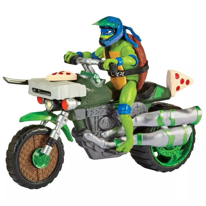 Teenage Mutant Ninja Turtles - Drive N Kick Cycle W/Figure