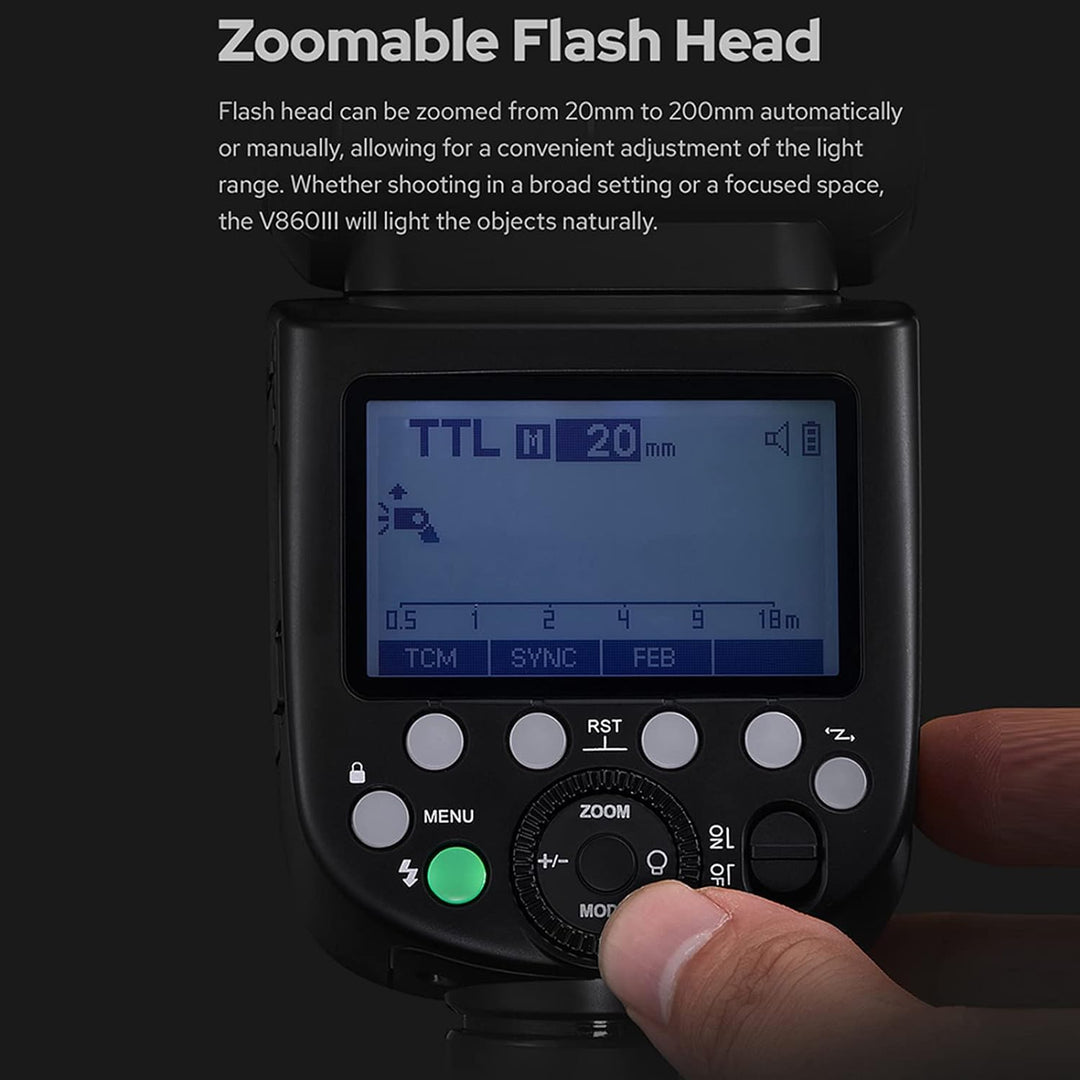 GODOX V860III-C Wireless TTL Speedlite Transmitter/Receiver Kamera-Blitzlicht Manual/Auto Flash GN60
