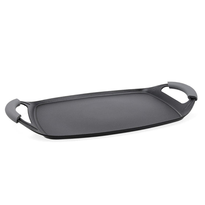 Quid Ebenholz Bräter aus geschmiedetem Aluminium, 47 x 29 cm, Schwarz