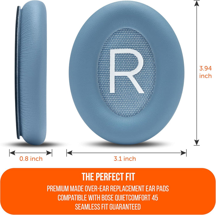 WC PadZ QC45 – Ohrpolster für Bose QuietComfort 45 / QuietComfort Se/QuietComfort Wireless, hergeste