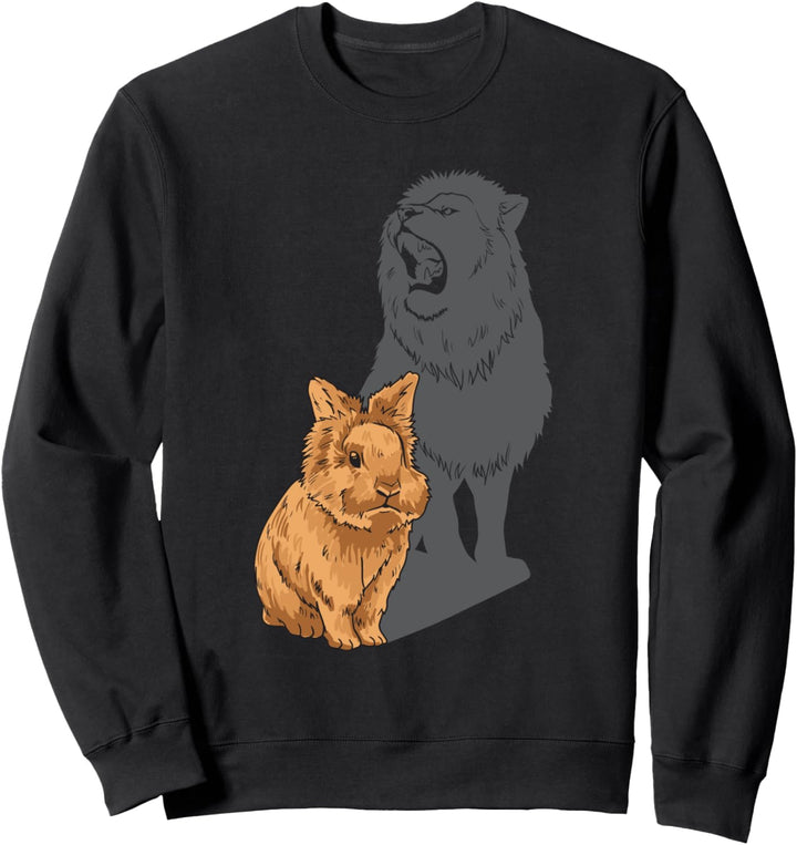 Lustiges Löwenkopfkaninchen Kaninchen Züchter Sweatshirt