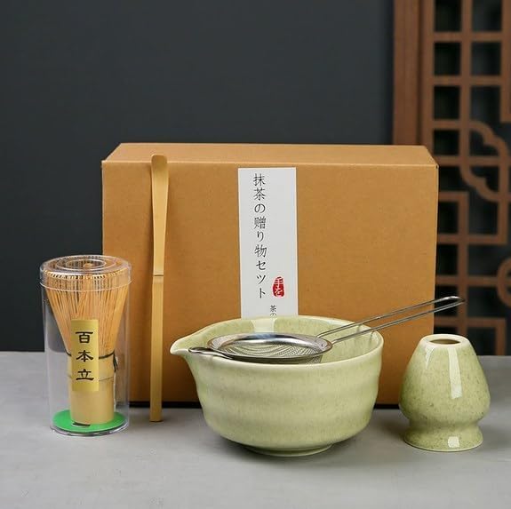 5 Stück Matcha Set, Matcha Whisk Set, Matcha Tea Set, Stylisches Matchas Set Mit Matcha Besen, Match