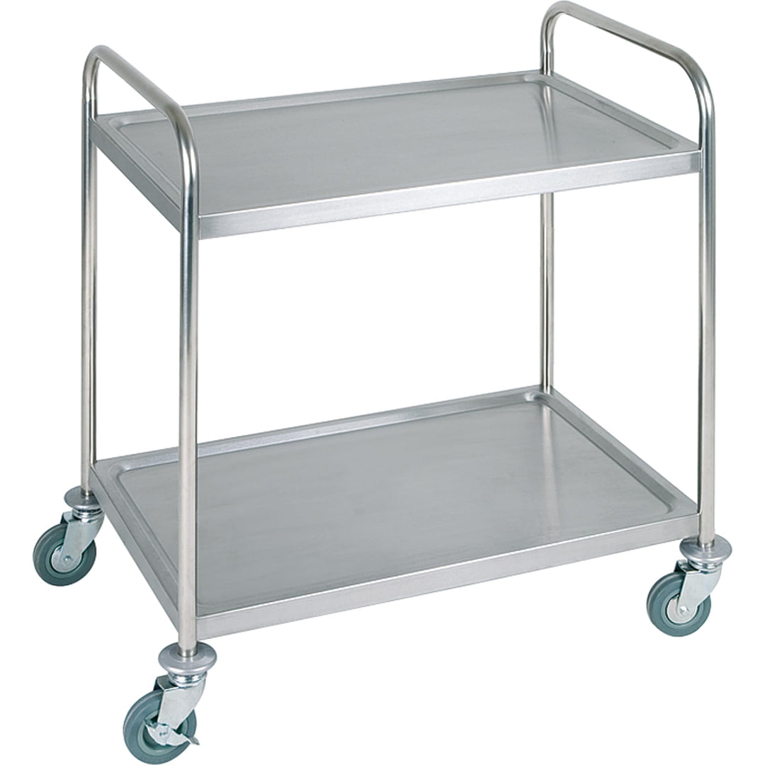 APS Servierwagen, Transportwagen, Servierwagen mit Zwei Böden, B x T x H: 91 x 59 x 93 cm, Abstand z