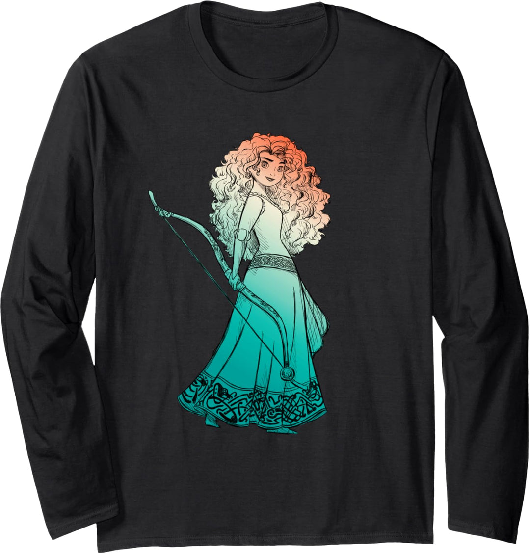 Disney and PIXAR Brave Merida Stylized Langarmshirt