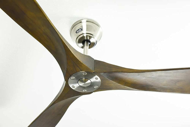 CasaFana kaiserkraft | Deckenventilator ECO GENUINO | Rotorblatt-Ø 1220 mm | nuss/Chrom