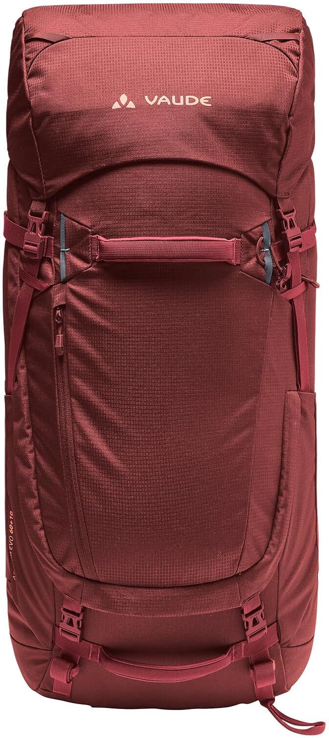 VAUDE Damen Astrum Evo 55+10 Liter, Trekkingrucksack Dark Cherry, Dark Cherry