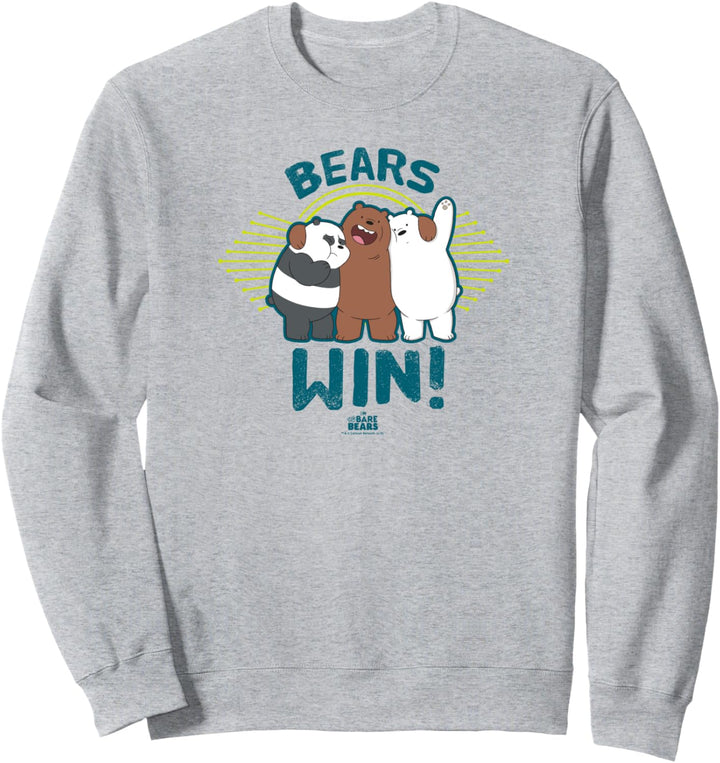 We Bare Bears Bears Win Sweatshirt