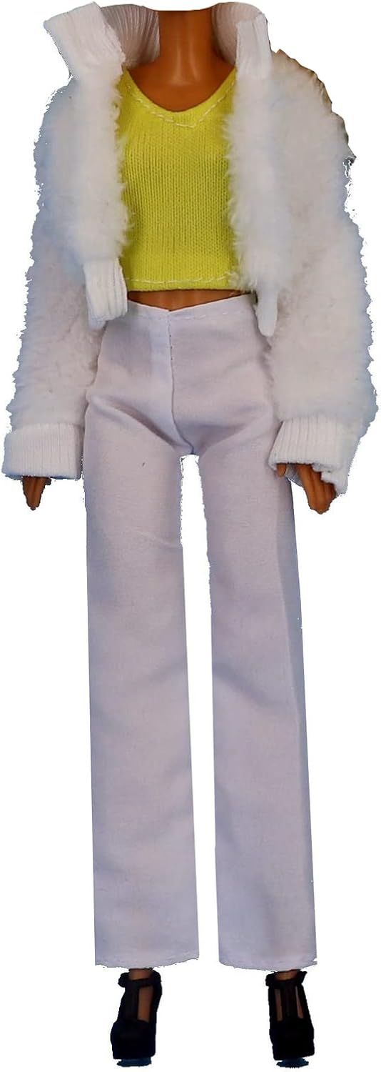 5 Sets Kleidung Kleider Frühling Kleidung + Hosen Schuhe Hut Winddichte Jacke Langarm Modischer Mant