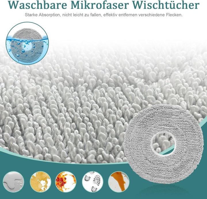Zubehör Ersatzteile für Dreame L10s Pro Ultra Heat/L10s Ultra Gen 2/L40 Ultra AE/X30 Ultra, Ersatzte