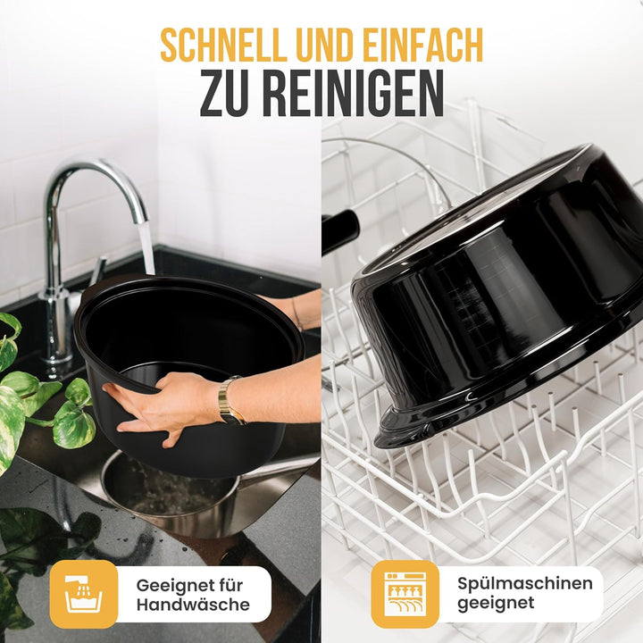 Strex Schongarer Slowcooker 3.5L - Herausnehmbarer Keramik-Innenbehälter - Warmhaltefunktion - Slow