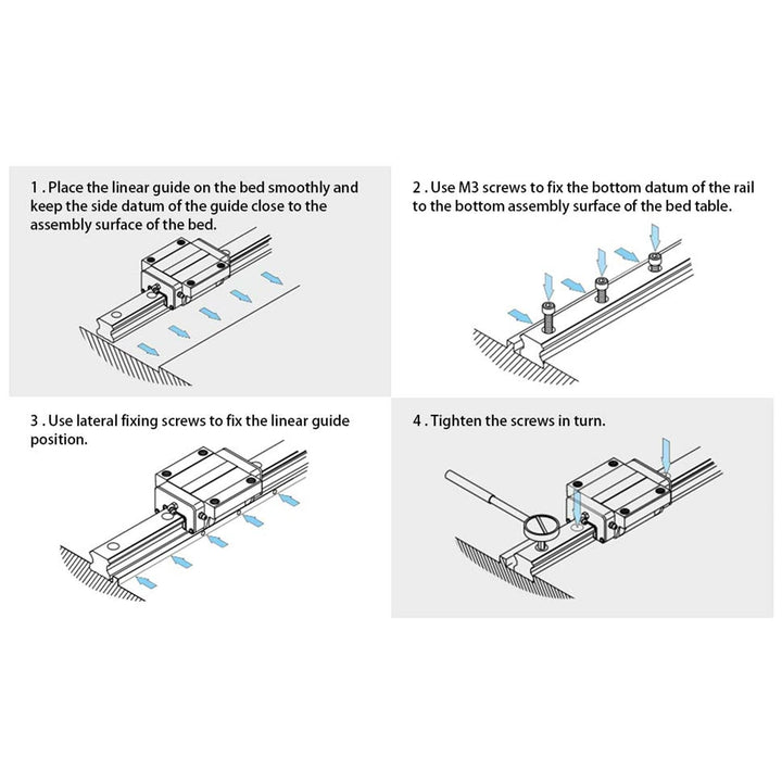 MGN12H 300MM linearführung schiene MGN12 linear rail mit MGN12H Carriage Block für 3D-Drucker und CN