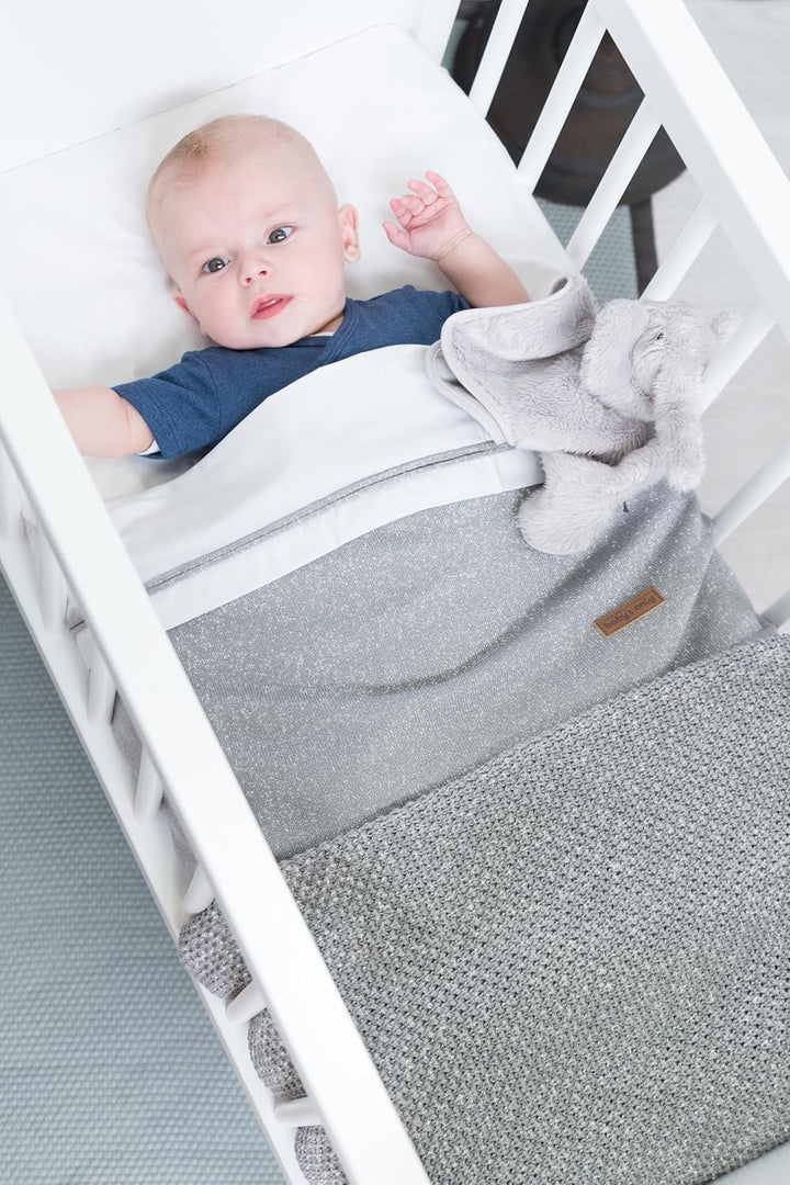 Baby's Only - Gestrickte Kinderdecke Soft Sparkle-Flavor - Kuscheldecke Baby - Warmen und besonders