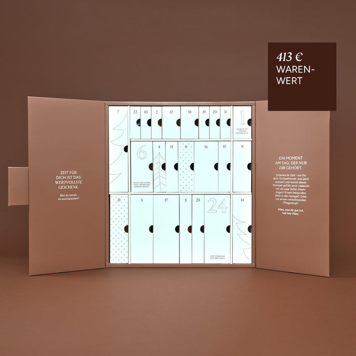 JUNGLÜCK Premium Adventskalender 2025 - Unser Beauty Weihnachtskalender für jeden Hauttyp - 24 Wohlf