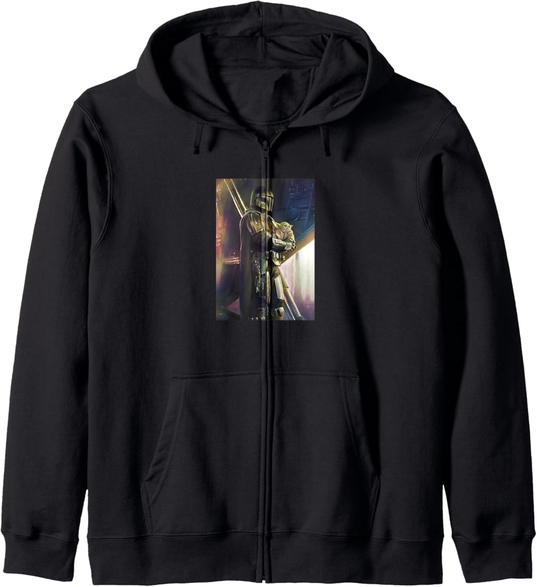 Star Wars: The Mandalorian The Child and Mandalorian Poster Kapuzenjacke